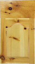 Knotty Pine Arch Door